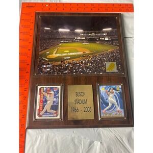St. Louis Cardinals Busch Stadium 1966-2005 Custom Plaque Pujols Ozzie Smith